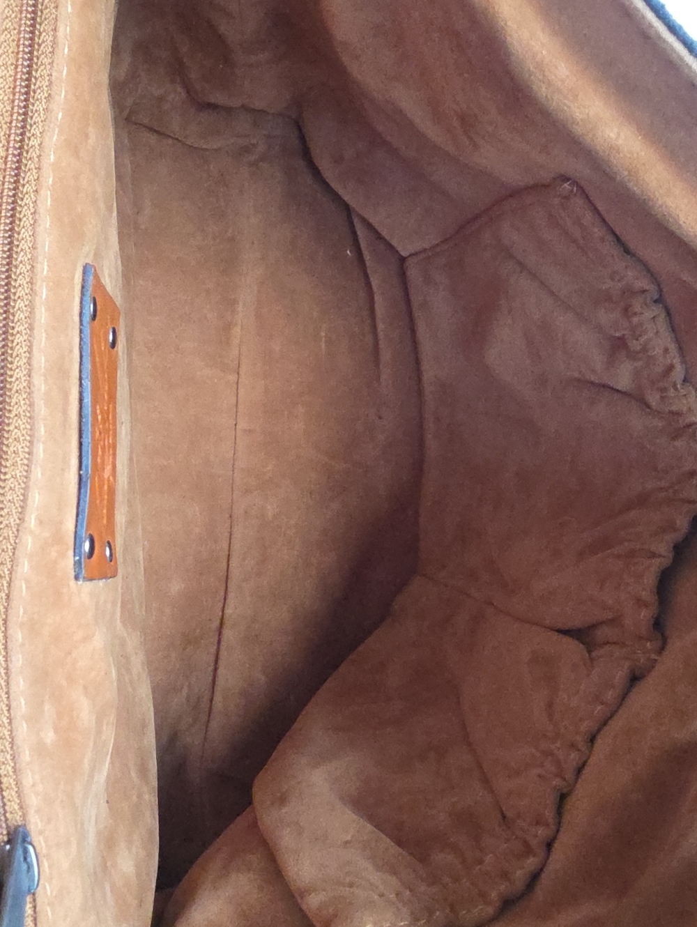 PATRICIA NASH Luca Suede Colorblock Crossbody Shoulder Bag - Picture 13 of 14